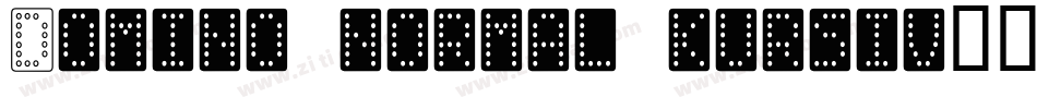 Domino normal kursiv字体转换